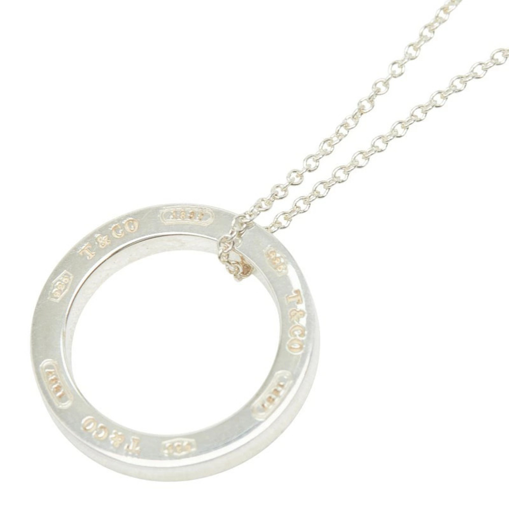 Tiffany Co Circle Ring Necklace Silver TIFFANYCo